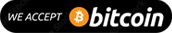 Official Bitcoin logo – Digital cryptocurrency payment option.