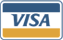 Official Visa logo – Trusted credit and debit card payment option.